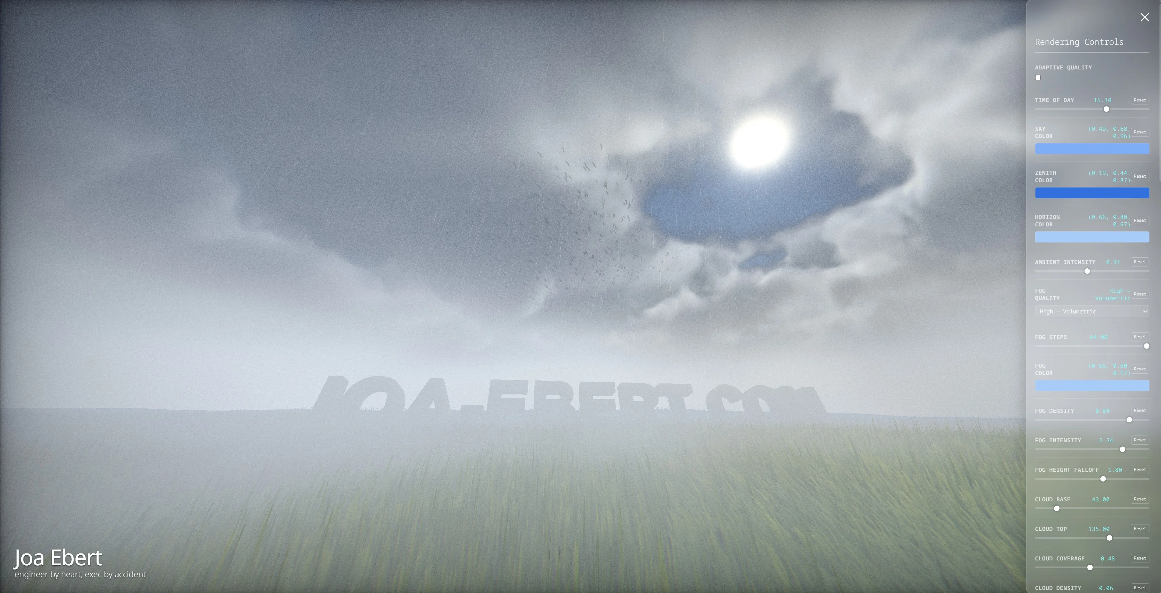 Changing rendering controls of the website
